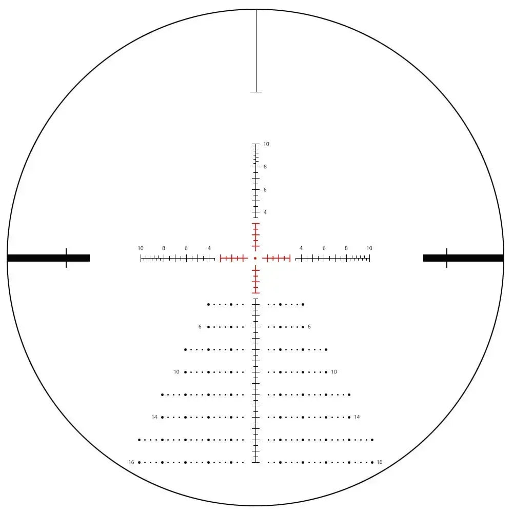 WestHunter WHI 6-24X50 SFIR FFP Scope First Focal Plane Riflescope Big Parallax Wheel R&G Illuminated Lock Reset Sights