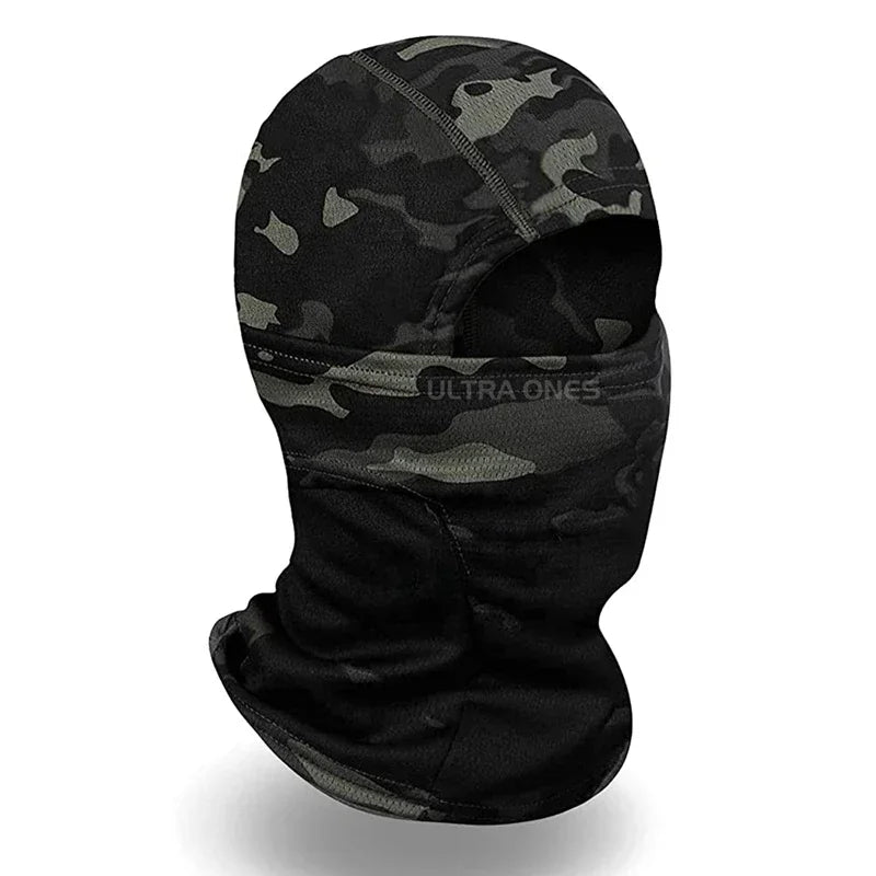 Tactical Camouflage Balaclava Full Face Mask Outdoor Hunting Bicycle Cycling Bandana Neck Gaiter Combat Airsoft Cap