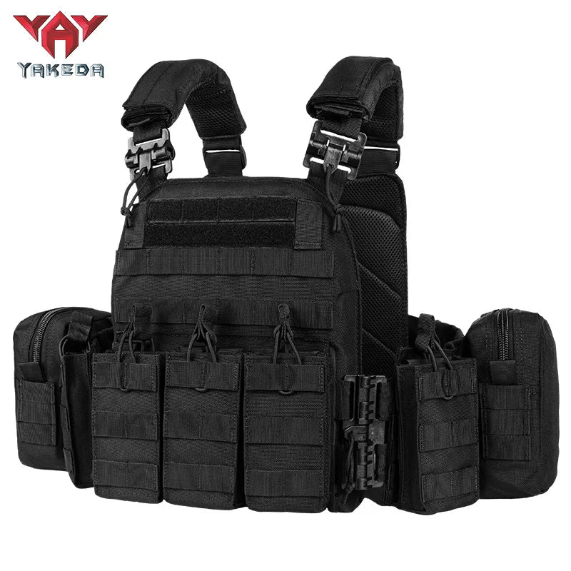 YAKEDA Quick disassembly training vest, detachable and expandable, comfortable, breathable, wear-resistant and tear resistant