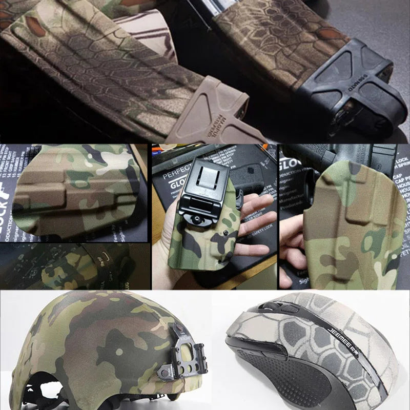 VULPO 20cm X 150cm Tactical Elastic Self Adhesive Camouflage Tape Multifunctional Camouflage Cloth Hunting Accessories