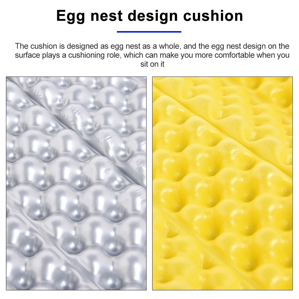 Widesea Outdoor Foldable Mat Seat Ultralight Camping Picnic Pad Waterproof XPE Foam Sitting Cushion Chair Hiking Tourist