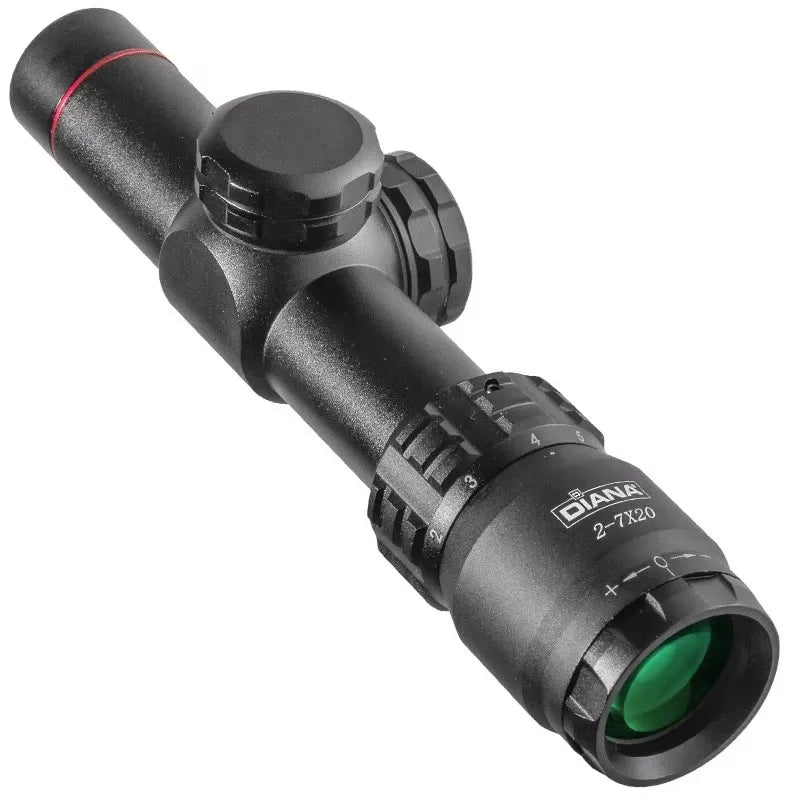DIANA 2-7x20 HD Scope Hunting Optical sight Mil Dot Scopes Airsoft scope hunting