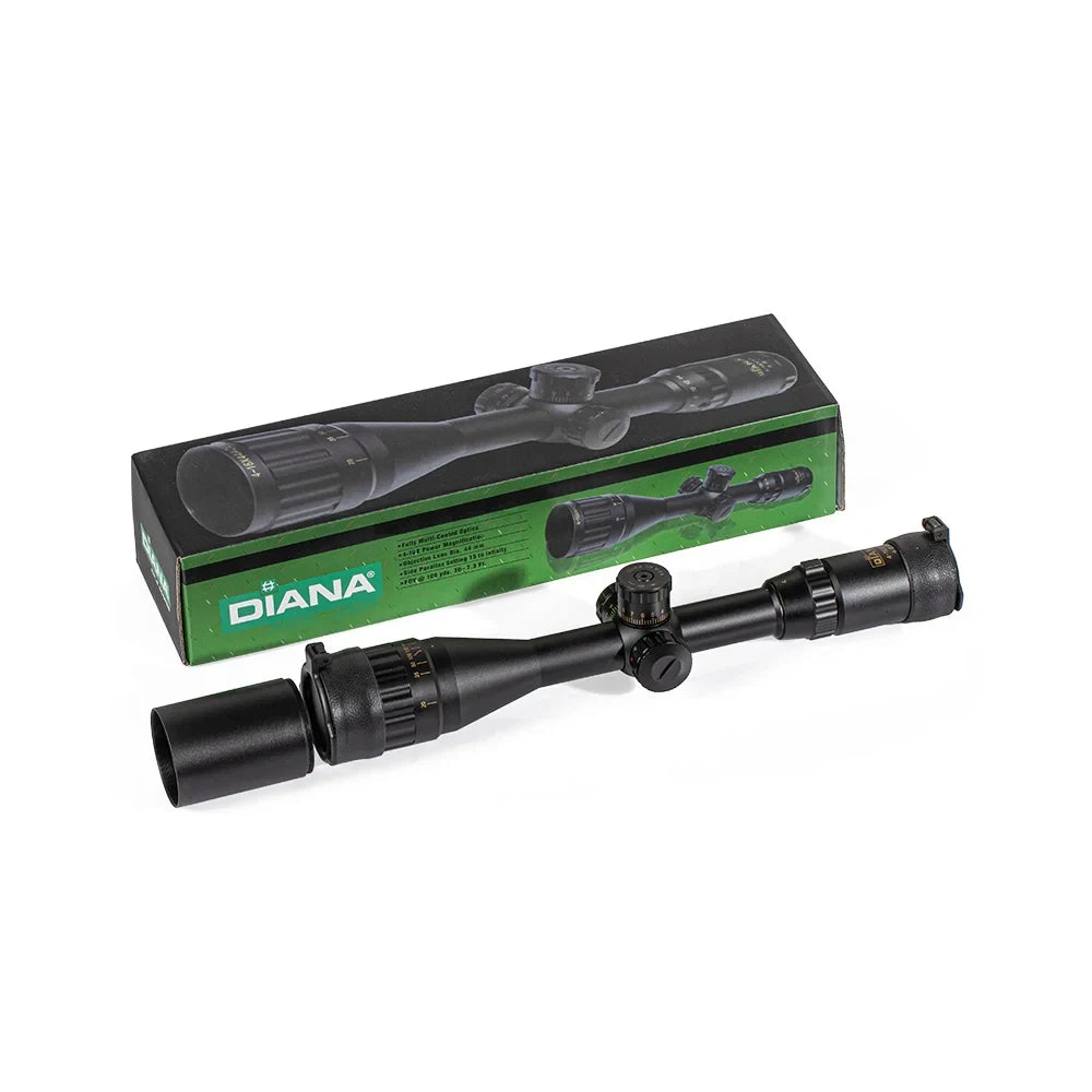DIANA 4-16x44 Tactical Scope Optic Sight Green Red Illuminated Hunting Scopes Sight