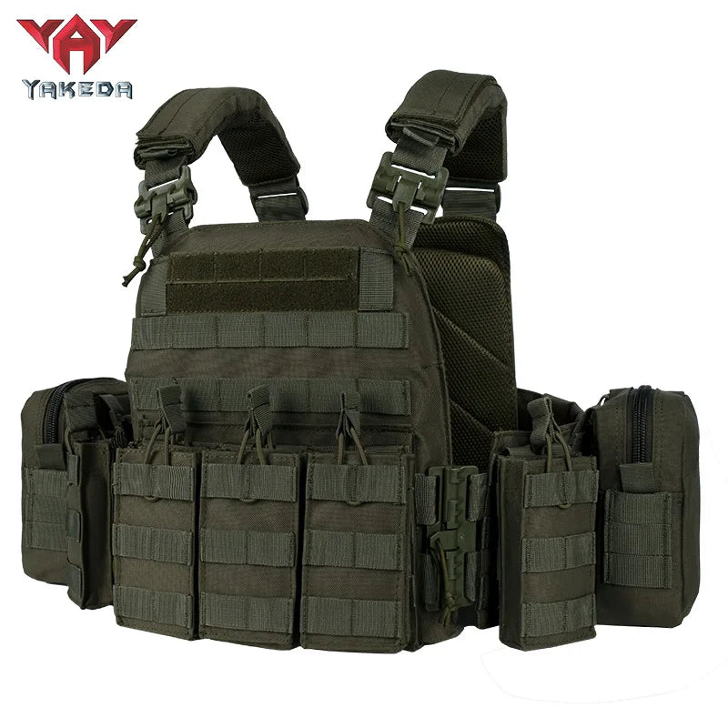 YAKEDA   Quick disassembly training vest, detachable and expandable, comfortable, breathable, wear-resistant and tear resistant