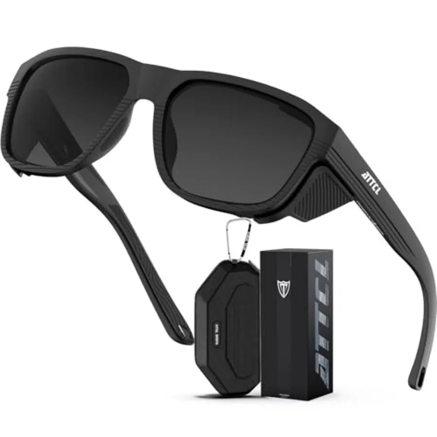 ATTCL Sports Polarized Sunglasses for Men: Womens Lightweight Wrap Around TR90 Frame UV Protection for Fishing Golf Driving
