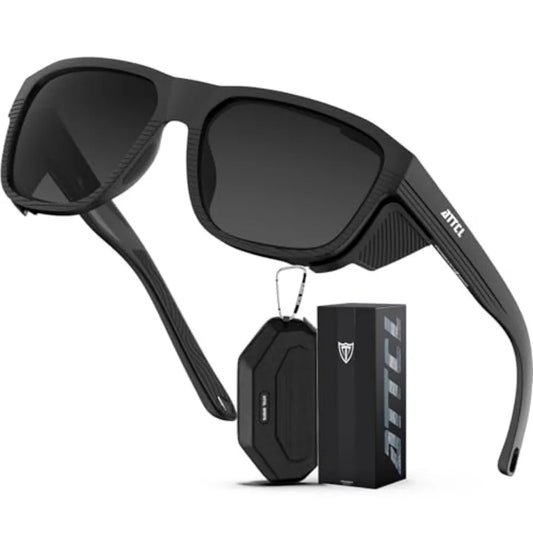 ATTCL Sports Polarized Sunglasses for Men: Womens Lightweight Wrap Around TR90 Frame UV Protection for Fishing Golf Driving