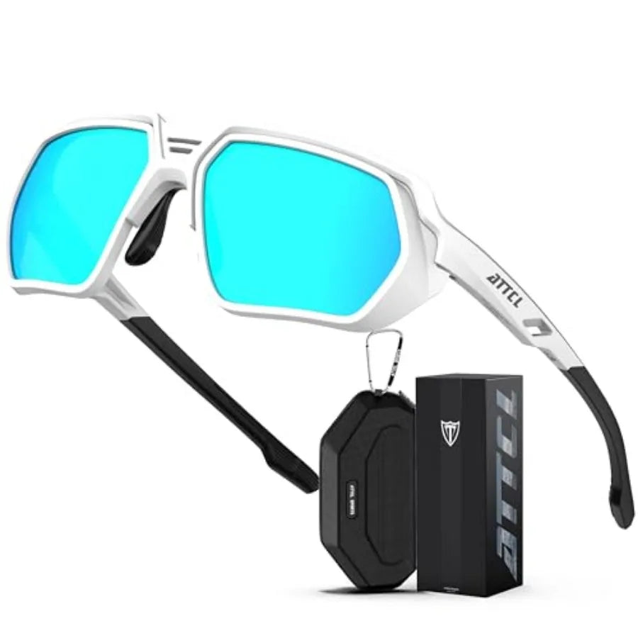ATTCL Sports Polarized Sunglasses for Men: Womens UV400 Protection, Lightweight Wrap Around TR90 Frame for Fishing Golf