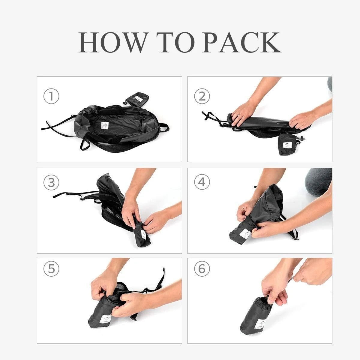 Naturehike 18L Silicone Folding Backpack Lightweight Portable Waterproof Bag Women Man Bag Outdoor Hiking Shoulder Skin Bags