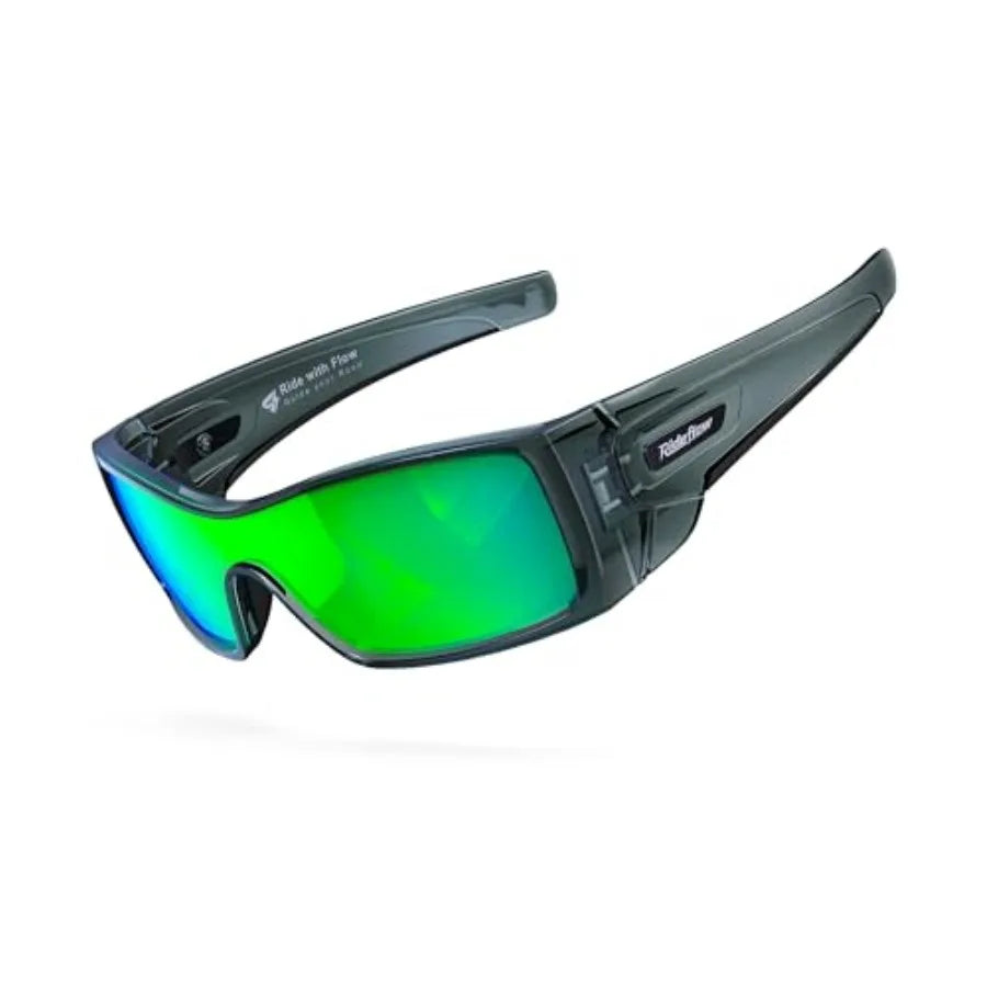 Polarized Sunglasses Men, Fishing Sunglasses with Saltwater Coating, UV Protection Sunglasses for Running Driving Golf