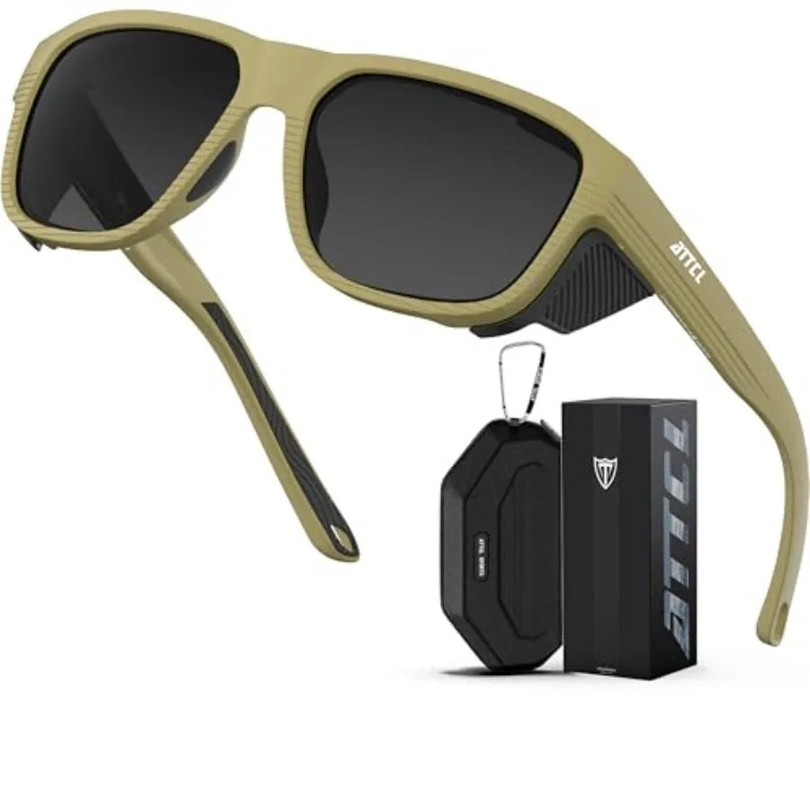 ATTCL Sports Polarized Sunglasses for Men: Womens Lightweight Wrap Around TR90 Frame UV Protection for Fishing Golf Driving