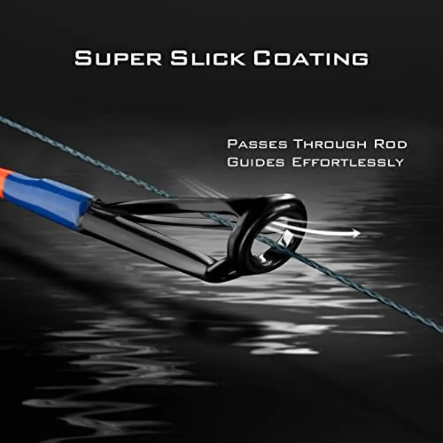 SuperPower Braided Fishing Line - Abrasion Resistant Braided Lines Incredible Superline Zero Stretch Smaller Diameter A Must-Ha