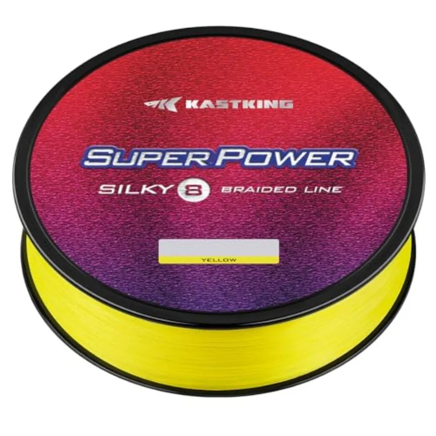SuperPower Braided Fishing Line - Abrasion Resistant Braided Lines Incredible Superline Zero Stretch Smaller Diameter A Must-Ha
