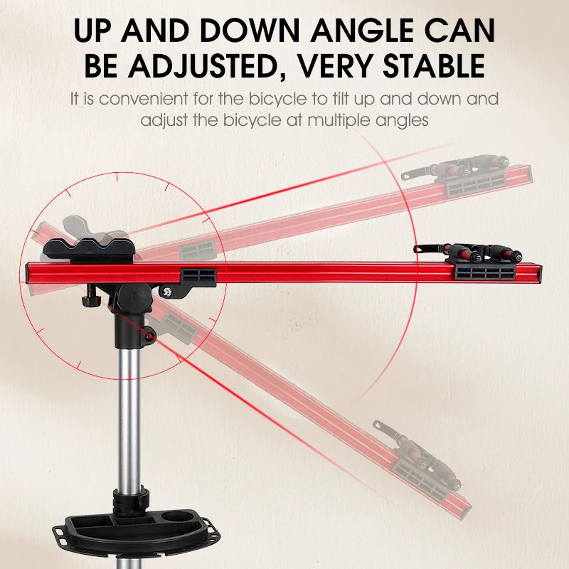 WEST BIKING Professional Mechanic Bike Repair Stand MTB Road Bicycle Maintenance Workstand Foldable Adjustable Wash Bike Rack
