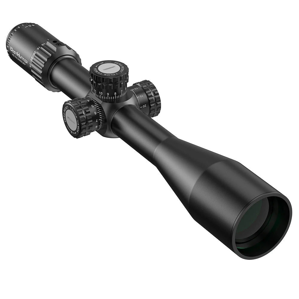 WestHunter HD-S 6-24X50 SFP Riflescope 1/4 MOA Turret Reset Lock Hunting Scope Second Focal Plane Side Parallax Optical Sights