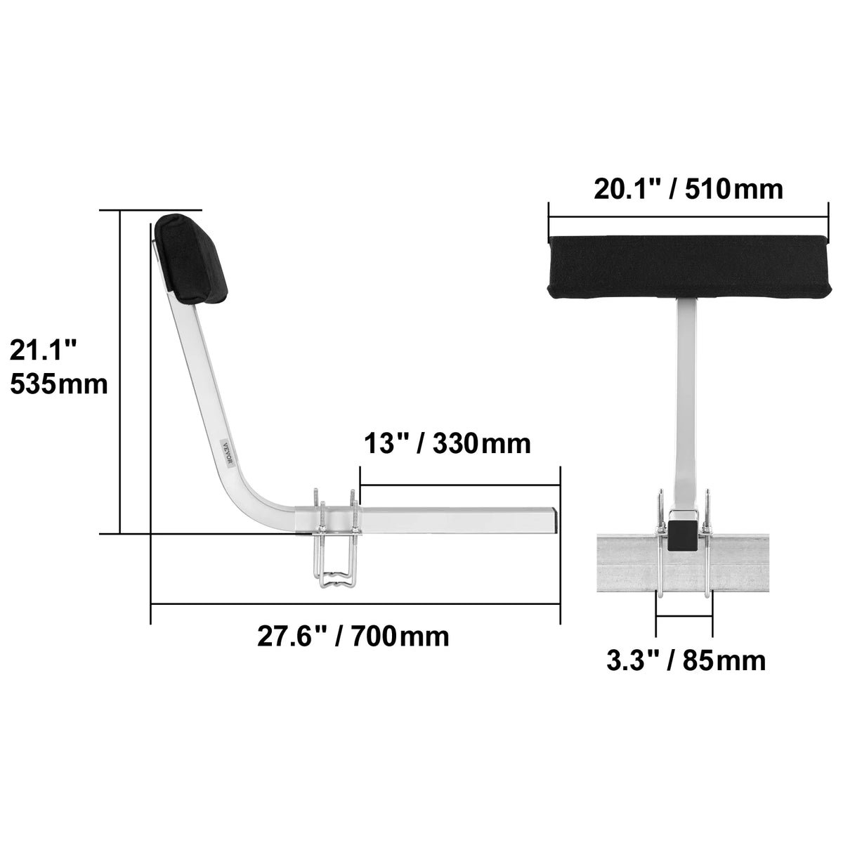 SucceBuy Boat Trailer Guide Adjustable Guide Poles 2PCS Rustproof Galvanized Steel Trailer Guide for Ski Boat Sailboat Trailer