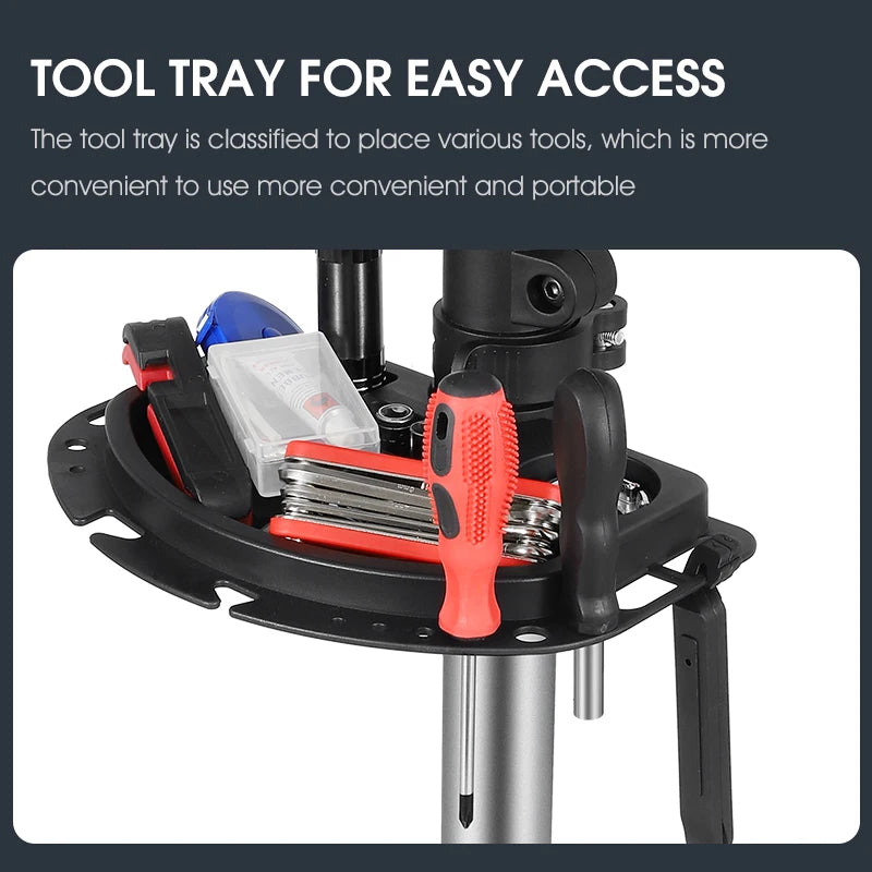 WEST BIKING Professional Mechanic Bike Repair Stand MTB Road Bicycle Maintenance Workstand Foldable Adjustable Wash Bike Rack