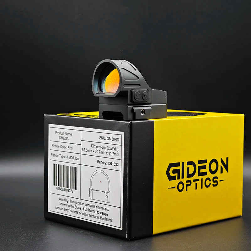 Gideon Optics Omega Green Circle Dot Sight for Pistol Tactical Hunting Precision