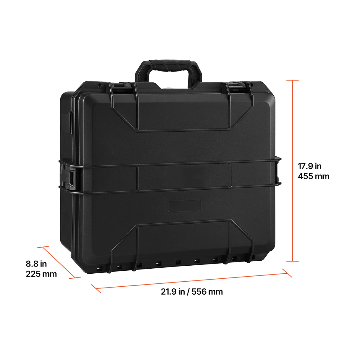 SucceBuy Hard Pistol Case Hard Gun Case with XPE Foam Lining Waterproof Pistol Box with Customizable Interior for Gun Lenses