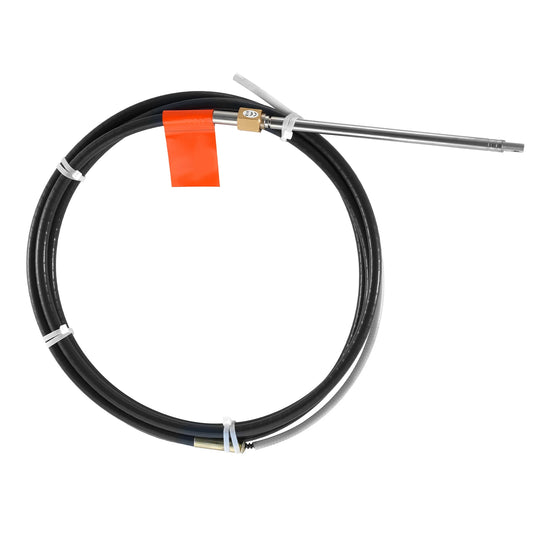 SucceBuy Boat Steering Cable 17 Feet Outboard Marine Rotary Steering Cable 1/2 Ton High Tensile Strength Universal Compatibility