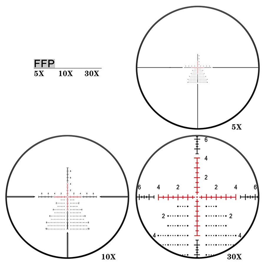 New DISCOVERYOPT HD GEN-II 5-30X56SFIR FFP Tactical Riflescope Shockproof Long Range Scope 34mm Scope Hunting Optical Sight