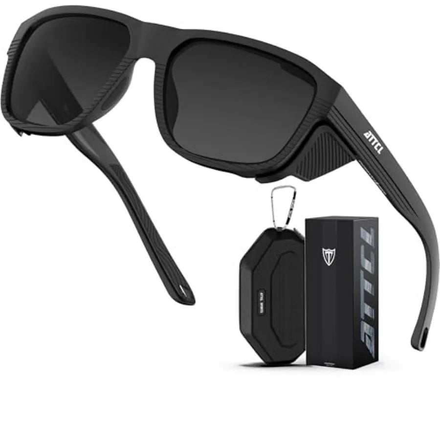 ATTCL Sports Polarized Sunglasses for Men: Womens Lightweight Wrap Around TR90 Frame UV Protection for Fishing Golf Driving