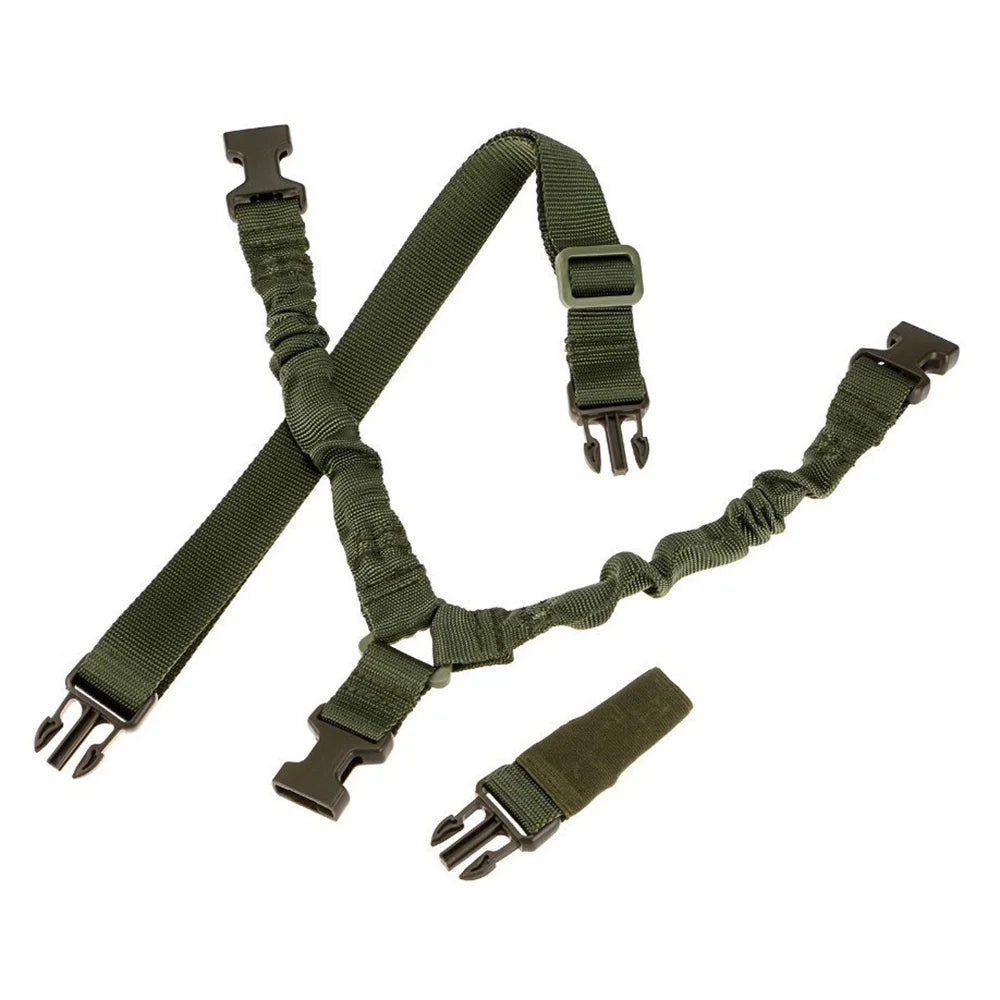 ZK20 Shot Gun Belt Hunting Accessories Tactical 2 Point Sling Shoulder Strap Rifle Rope Belt Airsoft Gun Camera Safety Rope