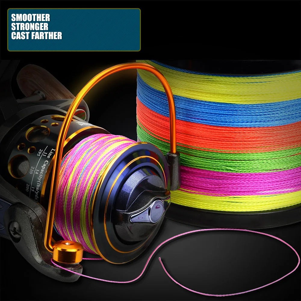 BAKAWA 500M 4-strand braided fishing line 20-85LB Japanese PE carp line Pesca freshwater saltwater fishing accessories