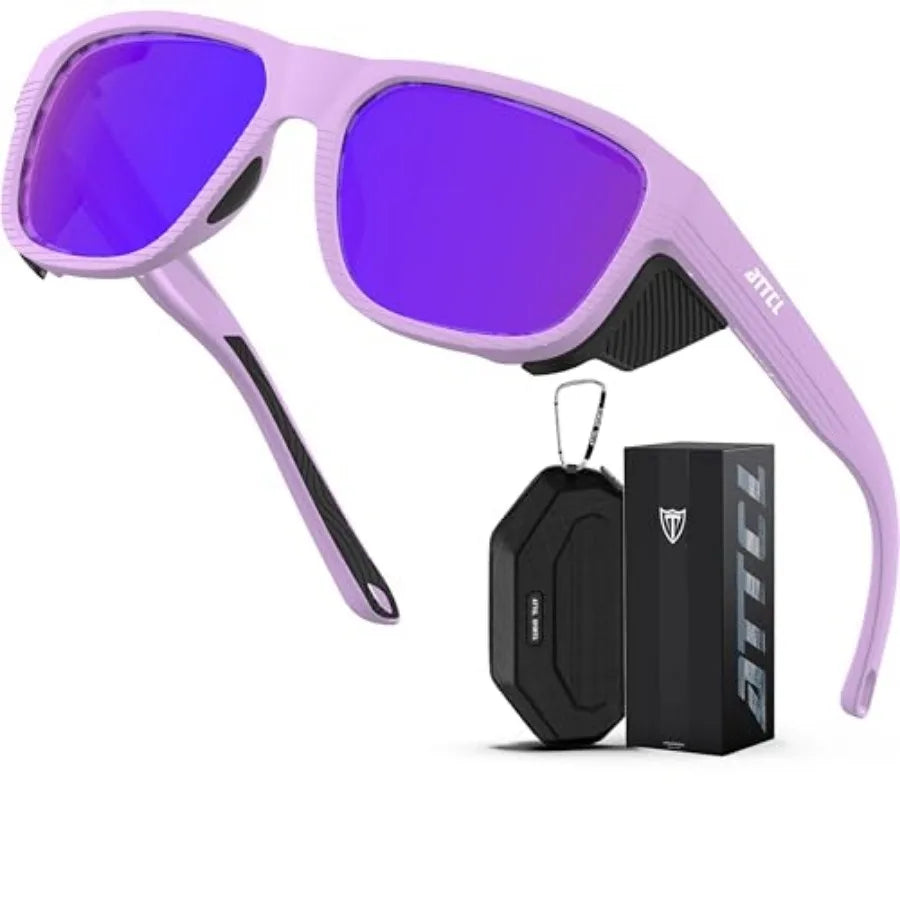 ATTCL Sports Polarized Sunglasses for Men: Womens Lightweight Wrap Around TR90 Frame UV Protection for Fishing Golf Driving