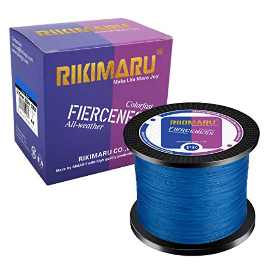 Braided Fishing Line Abrasion Resistant Superline Zero StretchandLow Memory Extra Thin Diameter 327-1094 Yds, 4-180LB