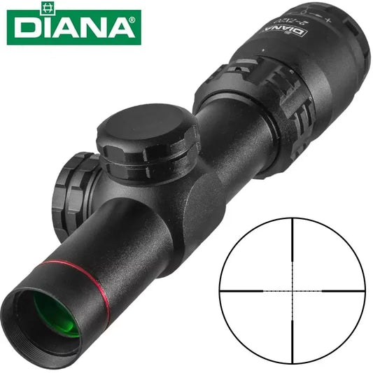 DIANA 2-7x20 HD Scope Hunting Optical sight Mil Dot Scopes Airsoft scope hunting