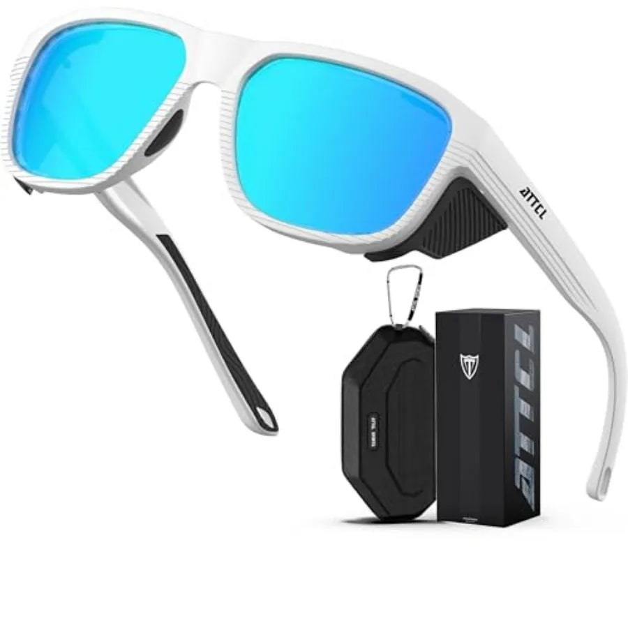 ATTCL Sports Polarized Sunglasses for Men: Womens Lightweight Wrap Around TR90 Frame UV Protection for Fishing Golf Driving
