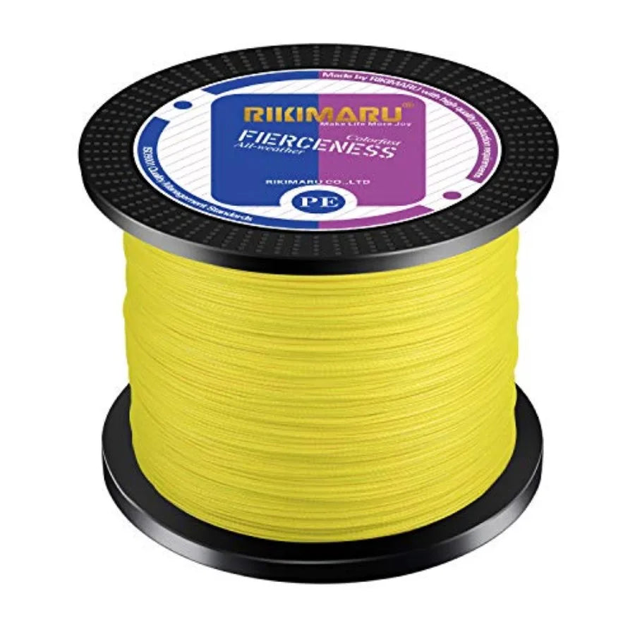 Braided Fishing Line Abrasion Resistant Superline Zero StretchandLow Memory Extra Thin Diameter 327-1094 Yds, 4-180LB