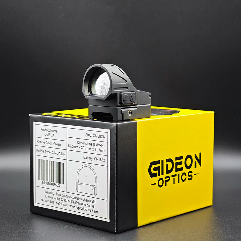 Gideon Optics Omega Green Circle Dot Sight for Pistol Tactical Hunting Precision